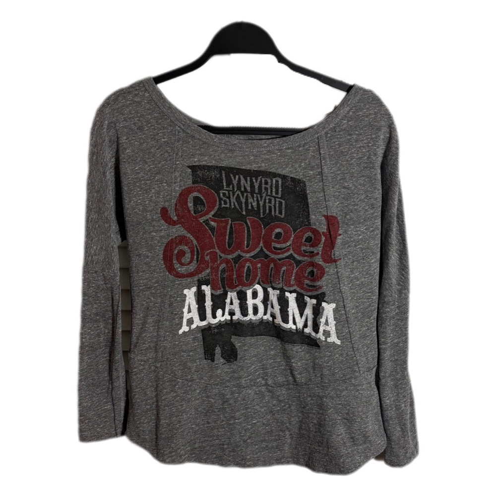 Trunk LTD Women’s SZ XS Long Sleeve Lynard Skynard Sweet Home Alabama Grey Top